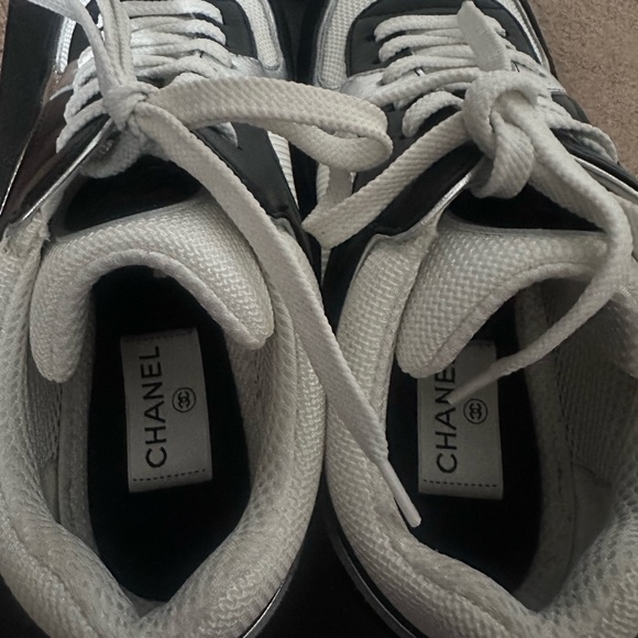 Chanel Trainers WORN ONCE! Size 38.5 - Picture 6 of 6